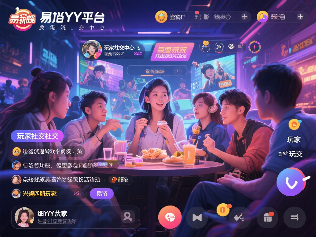 易游YY平台与众多游戏平台的独特优势解析 注重玩家社交:打造沉浸式社区
在传统游戏平台中,